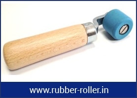 Pressure rubber rollers